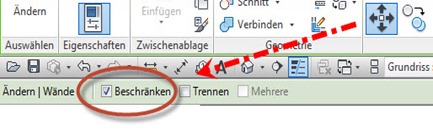 Optionsleiste